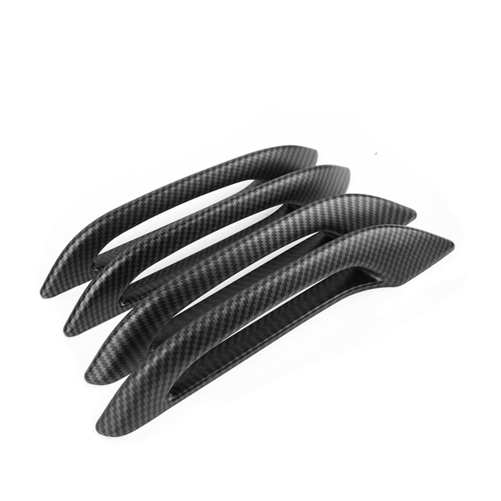 4Pcs Vehicle Antifreeze Handle Guard Anti Scratch Resistant For Matte Carbon Fiber 7754004735163