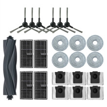 23-Teiliges Zubehör für D20 Ultra / L10s Ultra CE Saugroboter: Hauptbürste, Seitenbürste, Wischmopp, HEPA-Filter, Staubbeutel