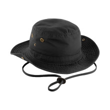 (One Size, Black) Beechfield Unisex Outback UPF50 Protection Summer Hat / Headwear