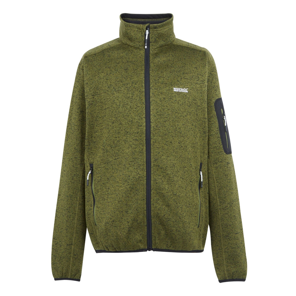 Regatta (3Xl, Nephrite Green) Mens Newhill Marl Full Zip Fleece Jacket