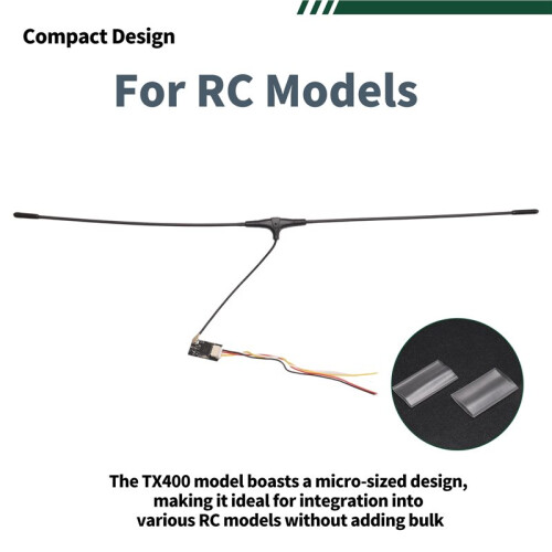 433MHz TX400 RX  Receiver ELRS Module 370-420MHz Long Range Control for RC Models 2