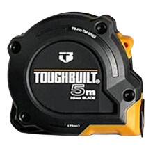 TOUGHBUILT High Precision Alloy Tape Measure Metric Auto-Lock Thickening Wear Resistant Alloy Tape Measure 5 Meter