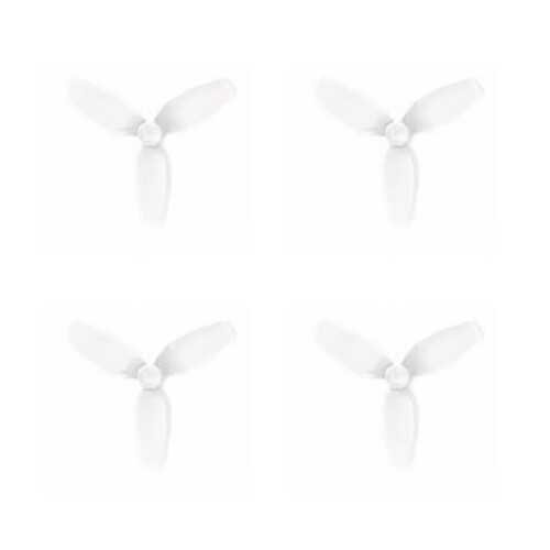 1,2x0,9x3 1,22 Polegadas 3-Blades Hélice PC FPV Hélice 1mm Eixo para RC FPV Drones Peças DIY Branco