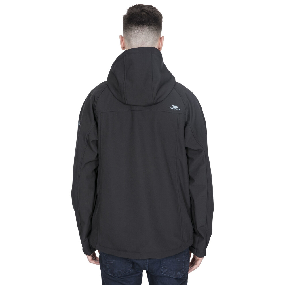 Trespass (Xxl, ) Mens Accelerator Ii Waterproof Softshell Jacket Black