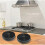 2 Activated Carbon Filter Cartridges for Kitchen Range Hoods for Wall-Mounted Ductless Ventilation Systems 1