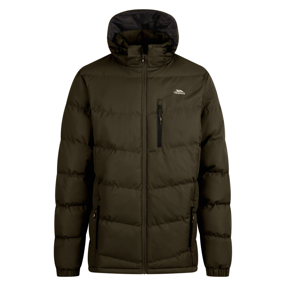 Trespass (Xxl, Dark Vine) Mens Blustery Padded Jacket