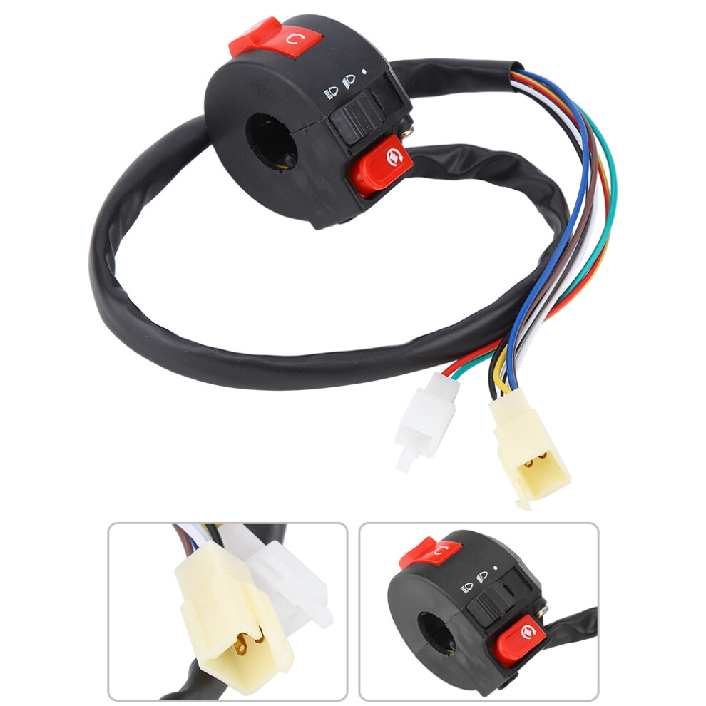 22Mm Motorcycle Atv Start Kill Switch Black 7293282013612