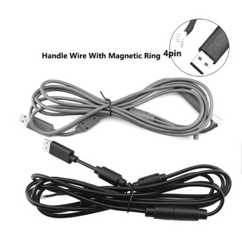 USB Cable with Magnetic Ring Wired Controller for  360 Controller Extension 2.2M B 2