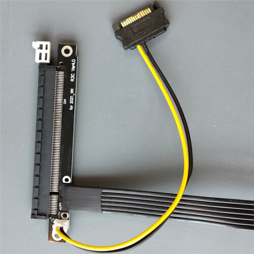 PCIe Riser Card PCI-E 4.0 X16 to X1  Card Extension Cable GPU WK Riser Adapter 35CM for   Computer 1