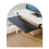 Desktop Extension Board Drawer Slide Rail No Punching Broader Support Bracket Rack Adjustable Height H-Shaped Universal 1