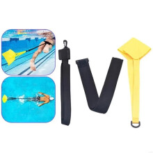 Swim Parachute Swim Resistance Belt Strength Training Exerciser Belts Drag Parachute Trainer for Children Adults B
