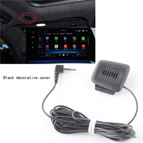 3.5mm Car Audio Stereo Wired External Microphone for   High-Quality Sound Capture 2