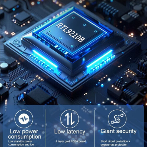 HUB di Espansione per Hard Disk M.2 10 Gbps Esterno Compatibile con , Multi-Protocollo, 4K60Hz - PD100W 1