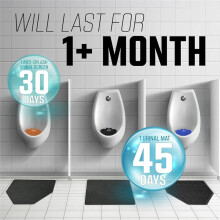 6 Pack - Professional Urinal Floor Mats for Men Bathroom Non-Slip Urinal Mats Disposable Bathroom Urinal Pads