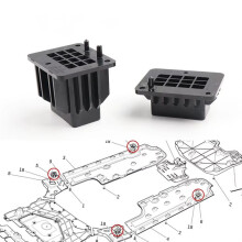 Lifting Jack Glue Jacking Pad for Jack Rubber QUATTROPORTE Ghibli Levante Front 670034356