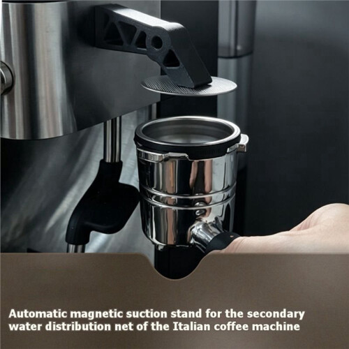 Italian Espresso Machine Secondary Shower Screen: Magnetic Auto-Adsorption Accessory Dual-Function Removal Tool & Holder 1