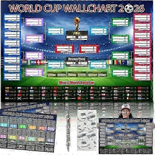 2026 World Cup Schedule Poster 1