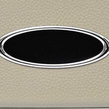 Beige Leather Car Tissue Holder Visor