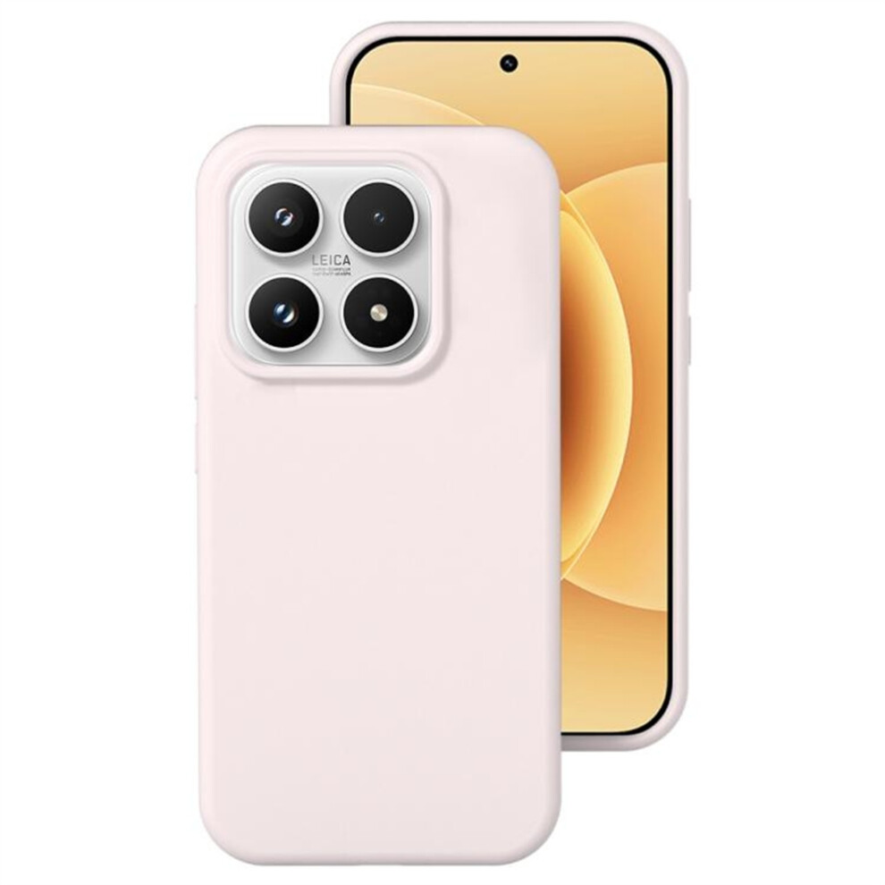 (Grey Pink) For Xiaomi 17 Liquid Silicone Phone Case Skin-Friendly Shockproof Protective Back Cover Pink,Grey 6914290873418