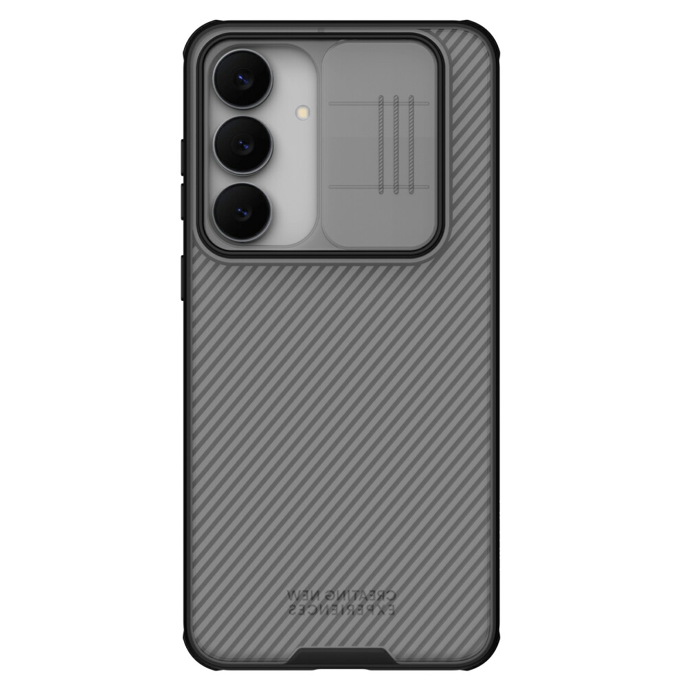 (Transparent ) Nillkin Camshield Pro Series For Samsung Galaxy S25 Fe Case Tpu + Pc Phone Cover With Camera Slider Black 6914296305395