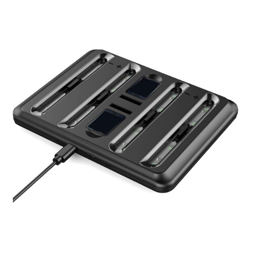 For   2 Controller Charging Station 4 in 1 Charging Stand 4 Joy Con Controllers Charging Station