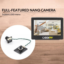 CADDX FPV-Camera 1200 TVL Global WDR 16:9 FOV 165 1,8 mm Lens Ultralichte Nanocamera voor FPV-Racedrones