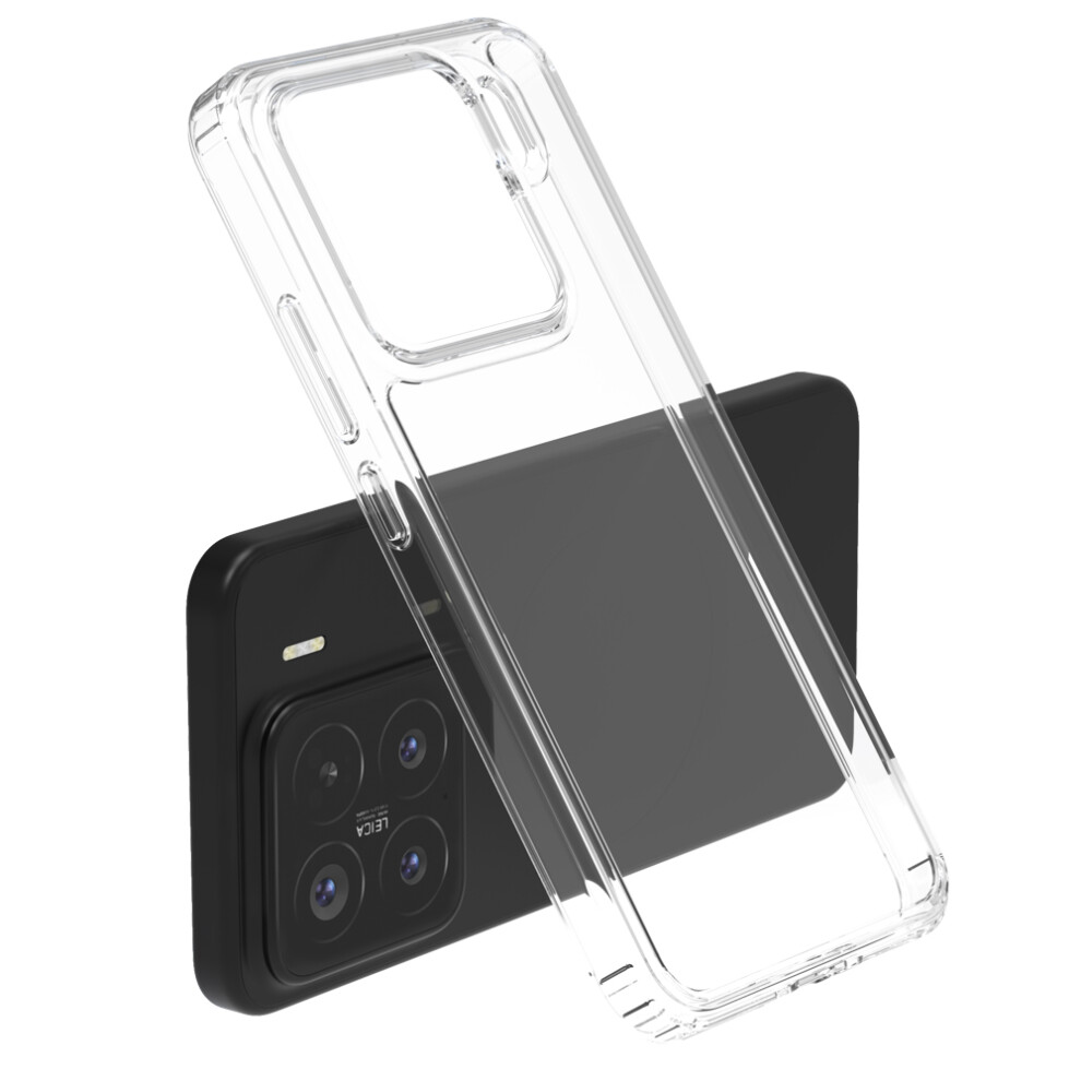 (Transparent) Lereach Toc Series For Xiaomi 15 Case Tpu + Acrylic Phone Cover 6914297028705