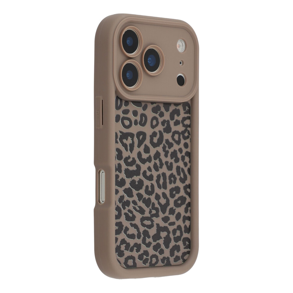 (Coffee) For Iphone 17 Pro Case Leopard Print Tpu Shockproof Phone Cover Brown 6914299612483