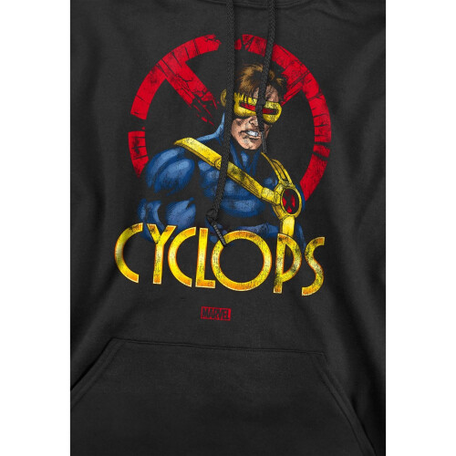 Marvel (M, Black) Marvel Mens X-Men Cyclops Logo Hoodie 2