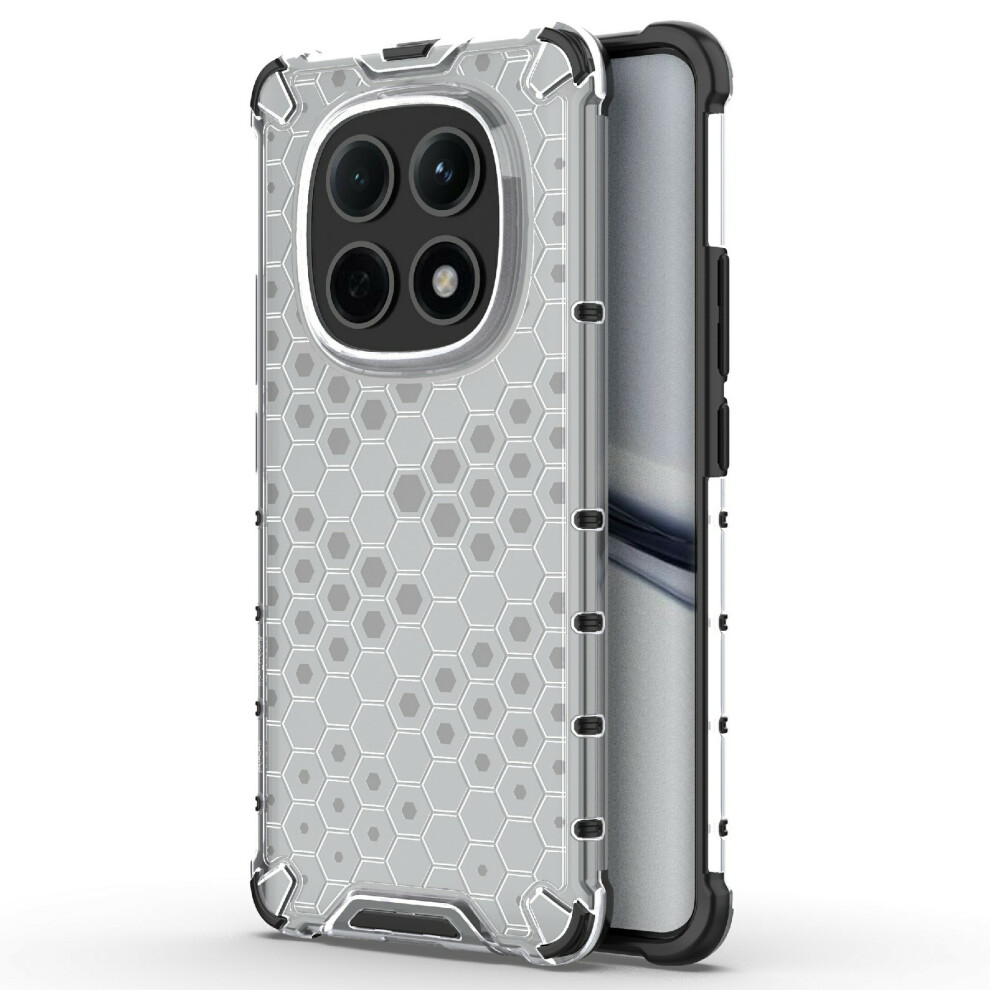 (Grey) For Xiaomi Poco M8 5G / Redmi Note 15 5G (Global) Case Pc + Tpu Phone Cover Honeycomb Shape Grey 6914291452964