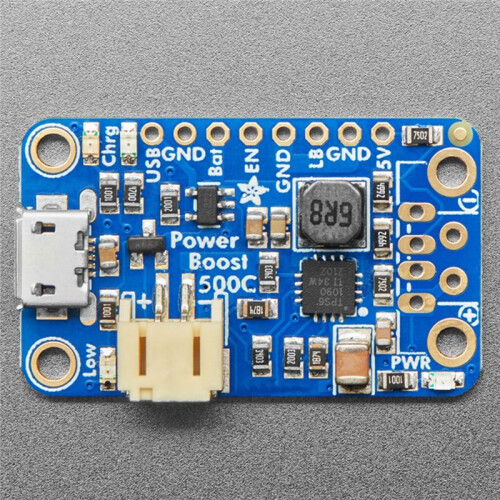 Per il Modulo Convertitore Boost USB LiPo Adafruit 1944 5V PowerBoost 500, Alimentatore Step- da 500 MA+