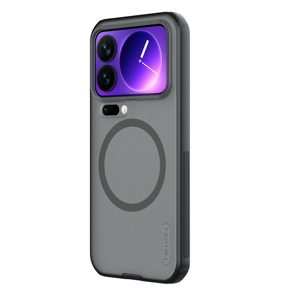 (Transparent ) Nillkin Super Frosted Shield Pro For Xiaomi 17 Pro Magnetic Case Matte Pc Tpu Clear Phone Back Cover Black 6914297547572