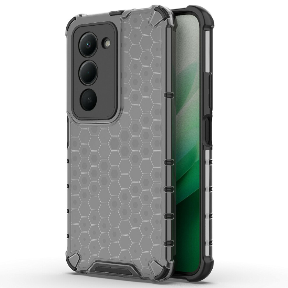 (Black) For Xiaomi Redmi 15 5G (Global) (169Mm) / 15 4G (169Mm) Case Pc + Tpu Phone Cover Honeycomb Shape Black 6914290319497
