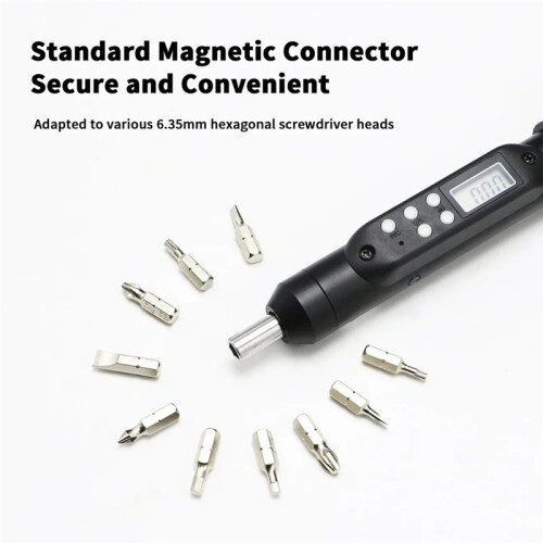 Digital Torque Screwdriver with 10 Adjustable Torque Screwdriver Wrench Set for Bicycle Repair and Installation. E 2