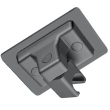 Douchekophouder voor Wandmontage, Zelfklevende, Verstelbare en Draaibare Handdouchehouder, Badkameraccessoires