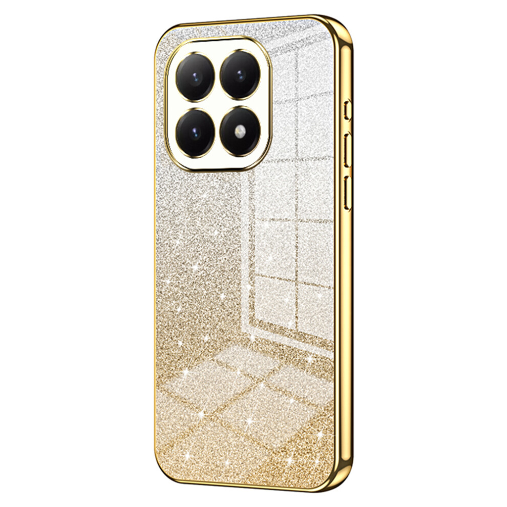 (Gold) For Xiaomi 15T Case Electroplating Gradient Glitter Tpu Phone Cover Gold 6914296234138