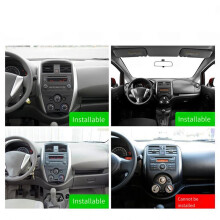 7 Inch HD-Navigatiescherm, Draadloze CarPlay, voor Android Auto, Autoradio, Stereo, MP5-Speler voor NV200 Sentra Versa