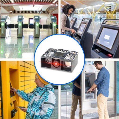 Pixel High Performance Industrial Barcode Scanner Engine Module with Compact Small Size Embedded 1D 2D Code Reader 1