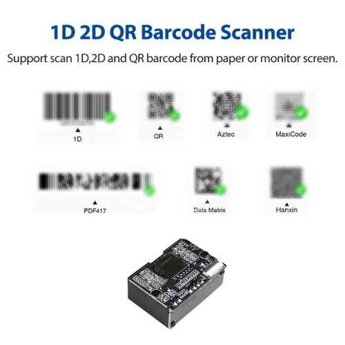 Pixel High Performance Industriële Barcode Scanner Engine Module met Compacte, Kleine Ingebouwde 1D- en 2D-Codelezer 2