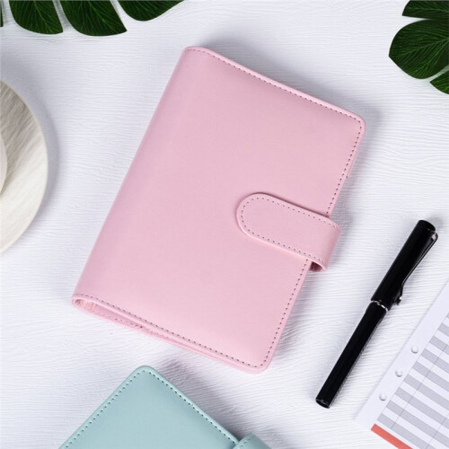 A6 Binder Refillable Planner Notebook PU Leather Binder Journal with Pockets, Dividers, Refill Paper 1