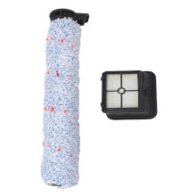 2 Peças de Escova de Vácuo e Filtro para Esfregão de Piso Atvel F16 / Atvel F16 PRO, Peças de Reposição, Escova de Rolo, Filtro HEPA