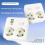 EU Plug Outlet 2 Sockets Multitap Wall Power Strip Electrical Socket No Extension Cord with 2 USB 1 Type-C  2500W 6