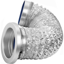 Magnetic Dryer Vent Coupling Connector Kit DV-90 Dryer Vent Coupler Airtight Seal & Quick Connect