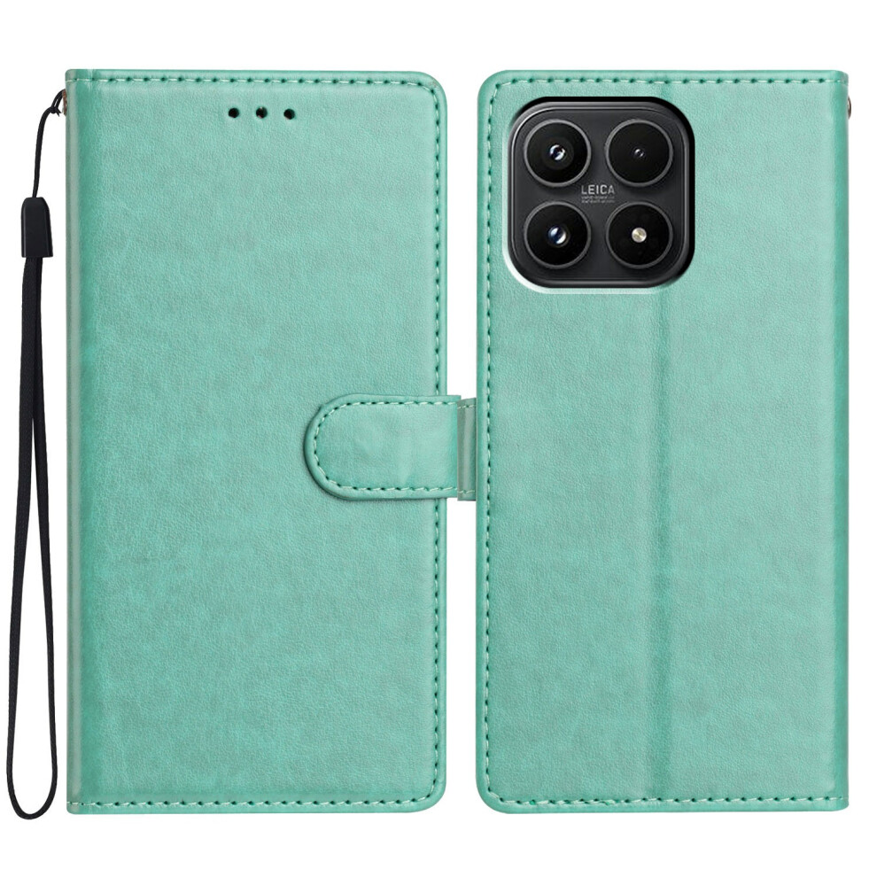 (Green) For Xiaomi 17 Leather Case Wallet Stand Phone Cover With Handy Strap Green 6914293129895
