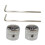 Guitar Knobs Potentiometer Caps for Guitar Effortless Setups Not Tools Required Silver 1
