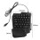 USB Single Hand Keyboard Backlit Ultra-Slim One Handedly Keyboard 35 Keys Wired Gaming Mechanical Keyboard Desktop PC 7