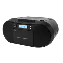 Portable CD Boombox CD Cassette Player Combo Recorder FM AM Radio MP3 Player with Remote Control EU Plug
