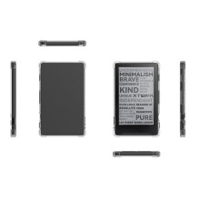 For XTEINK X4 Book Reader Protective Case TPU Transparent Cover Slim Anti-Scratch Protection
