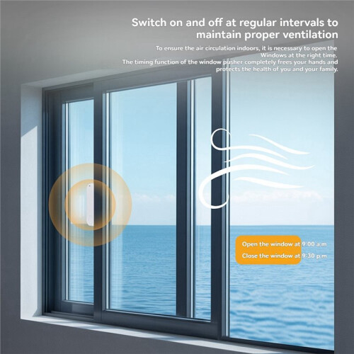 Tuya ZigBee  Sliding Window Pusher Automatic Opener Closer Solar Charging App Remote Control 2