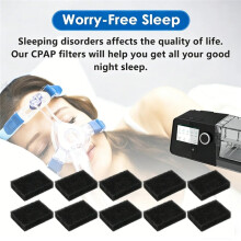 40 Stuks G3 CPAP-Vervangingsfilters van Premium Katoen voor BMC G3-Serie Ademhalingsapparaten. Wegwerp-Luchtinlaatfilters